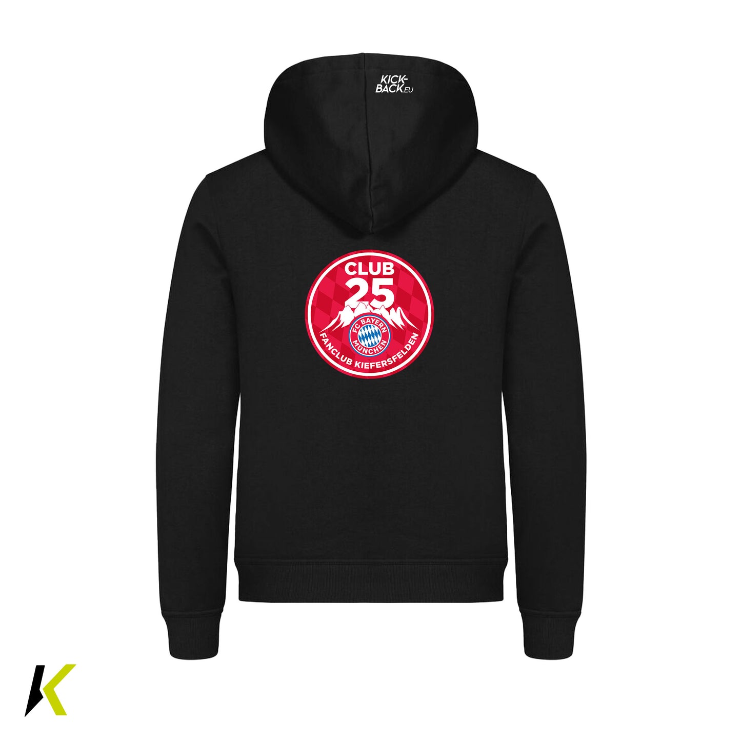 CLUB 25 CLIQUE Miami Hoodie Jr Schriftzug Brust & Wappen Rücken