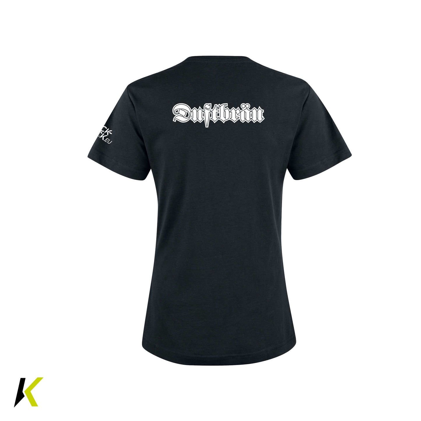 Duftbräu CLIQUE Premium Fashion-T Women "Esel Brust - Duftbräu Rücken"