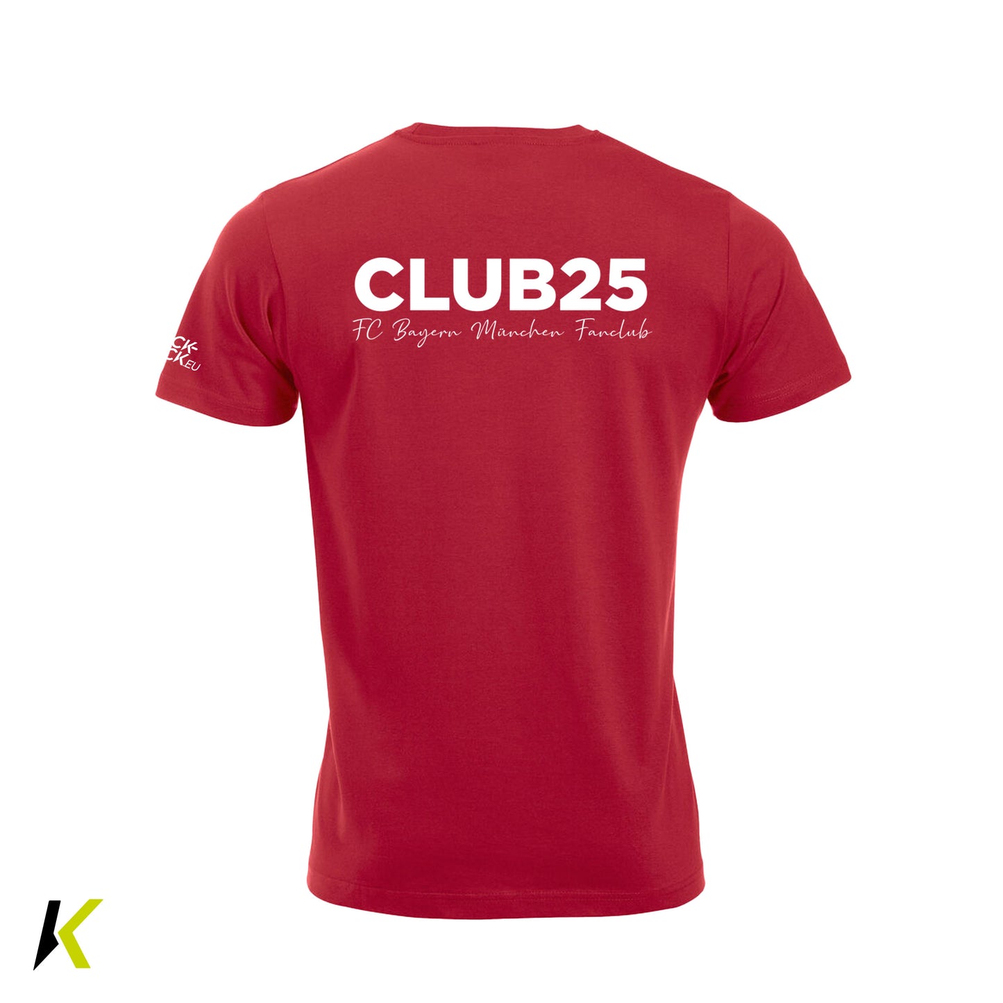 CLUB 25 CLIQUE New Classic-T M/Uni Wappen Brust & Schriftzug Rücken