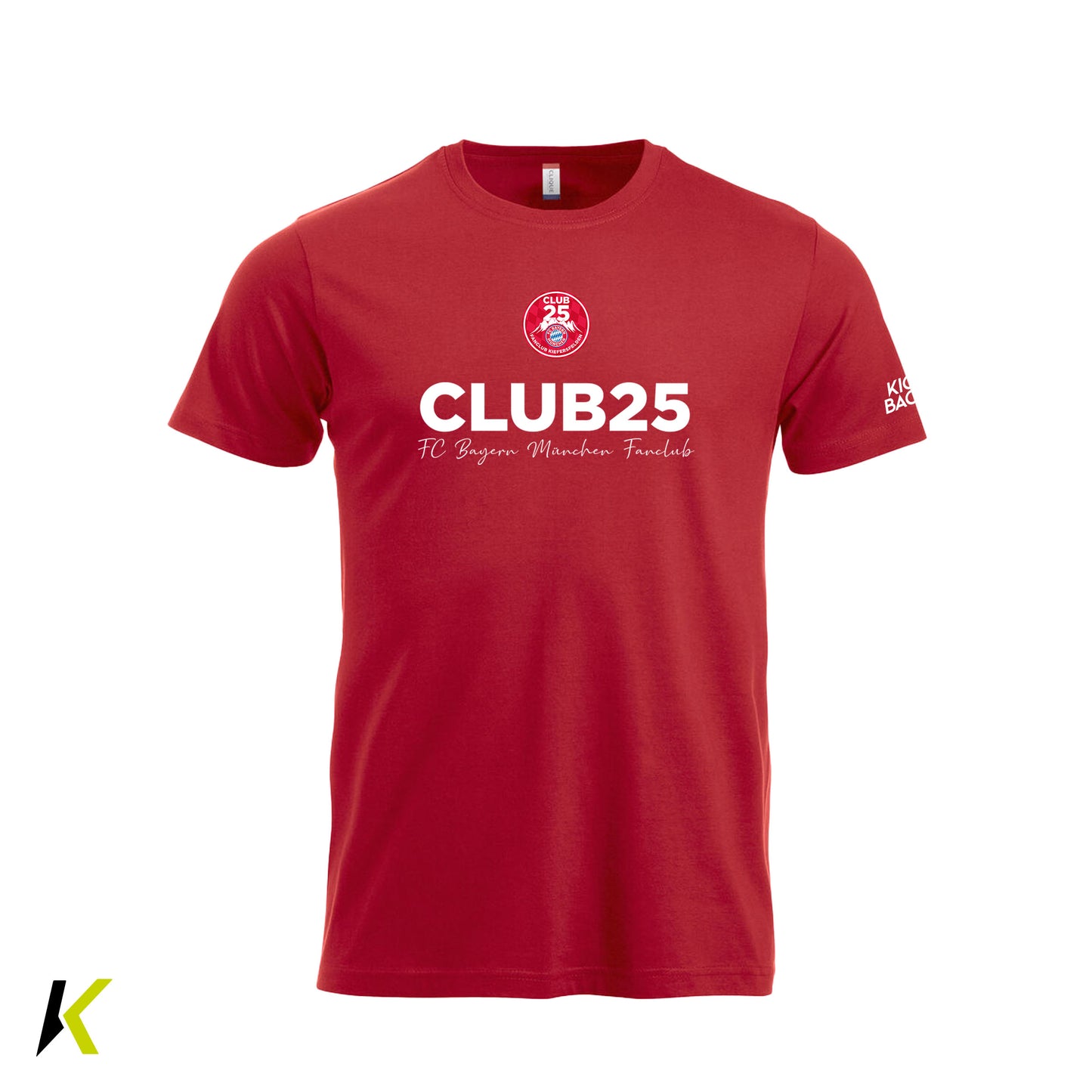 CLUB 25 CLIQUE New Classic-T M/Uni Wappen & Schriftzug Brust