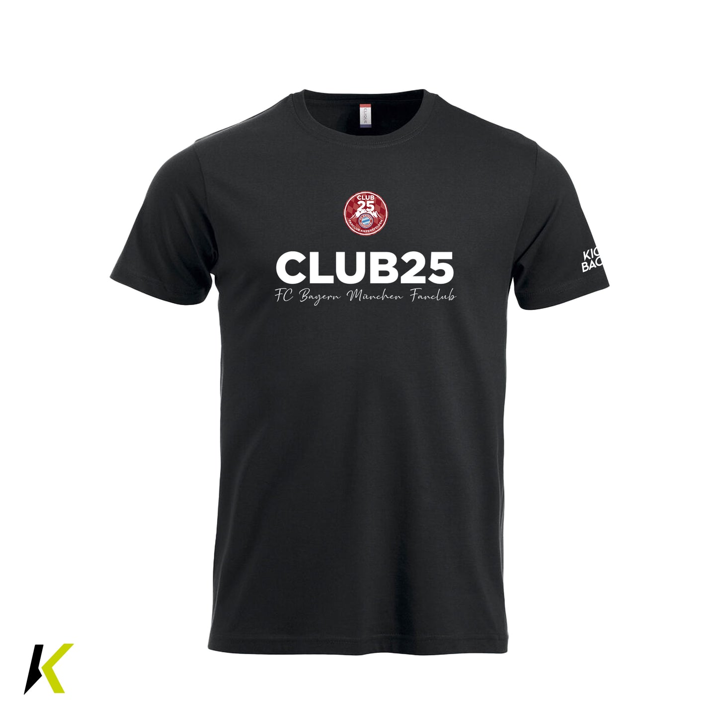 CLUB 25 CLIQUE New Classic-T JR Wappen & Schriftzug Brust