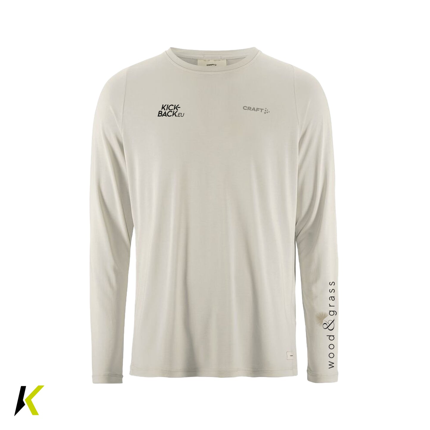 wood & grass yoga CRAFT® Collective Bi-Blend LS Tee M