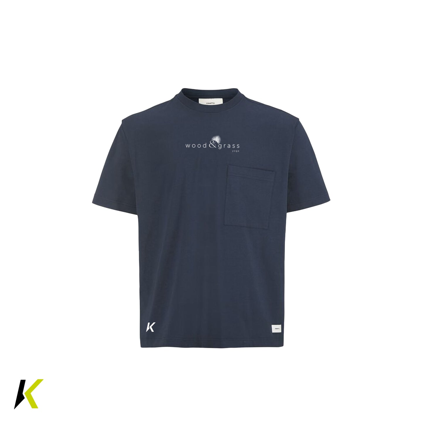 wood & grass yoga CRAFT® Collective Relaxed SS Tee M/Uni