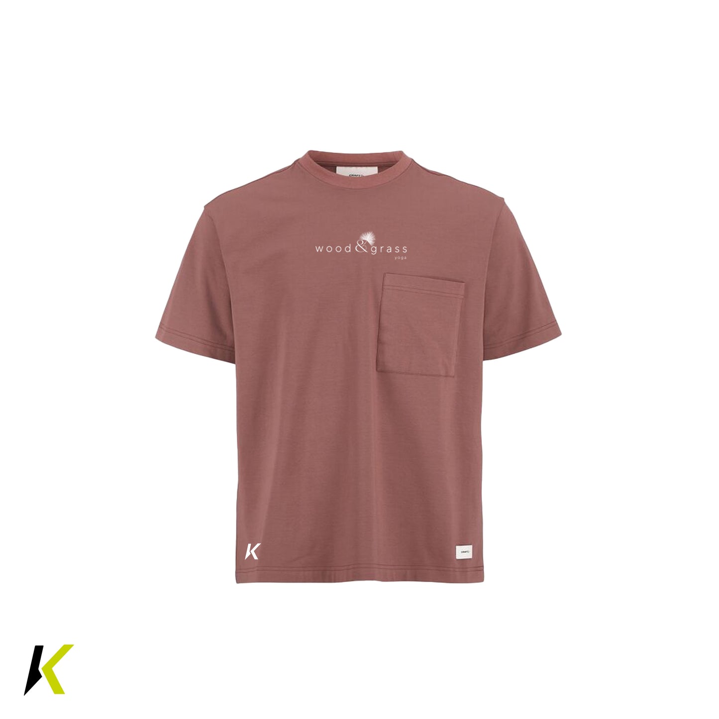 wood & grass yoga CRAFT® Collective Relaxed SS Tee M/Uni