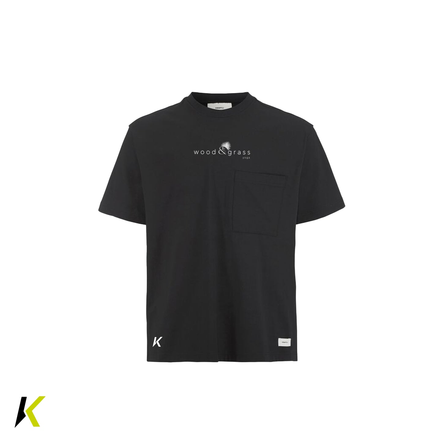 wood & grass yoga CRAFT® Collective Relaxed SS Tee M/Uni