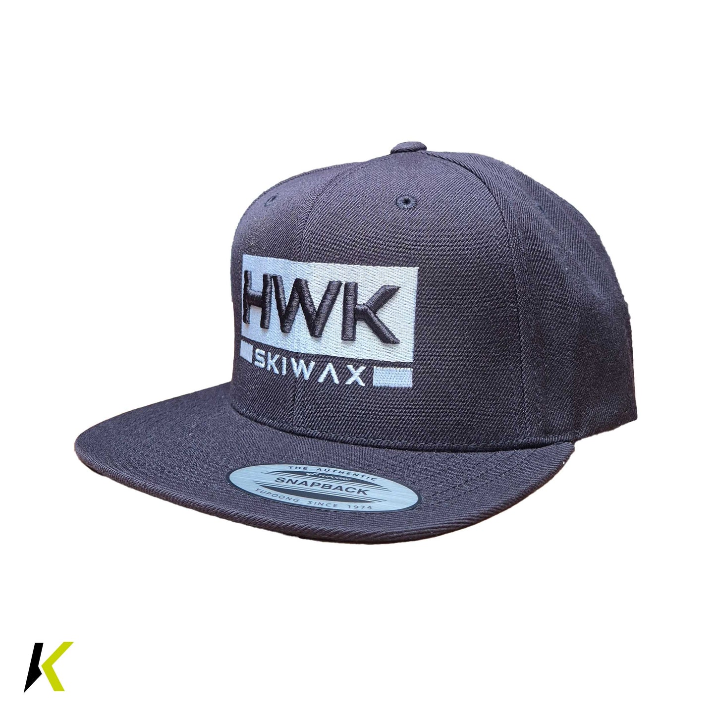 HWK FLEXFIT® Classic Snapback Cap - Logo silber