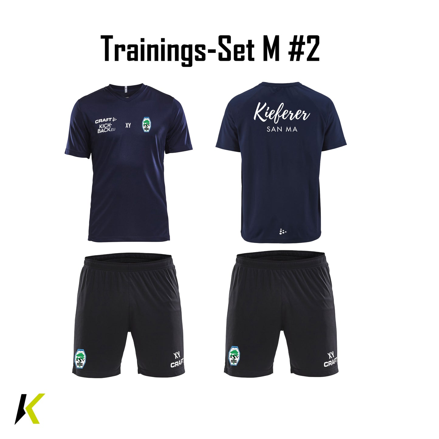 ASVK Trainingsset M #2 (2x Shirt, 2x Short)