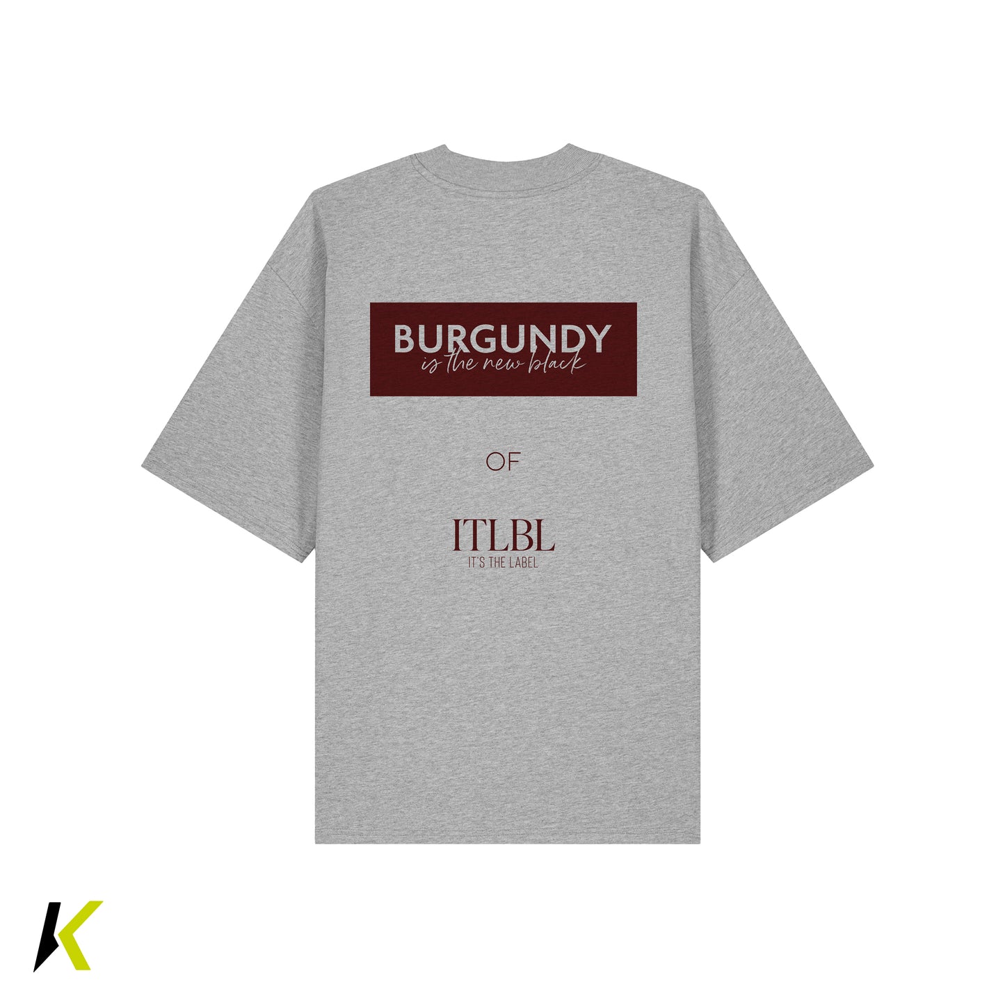 ITLBL Oversize-Shirt BURGUNDY
