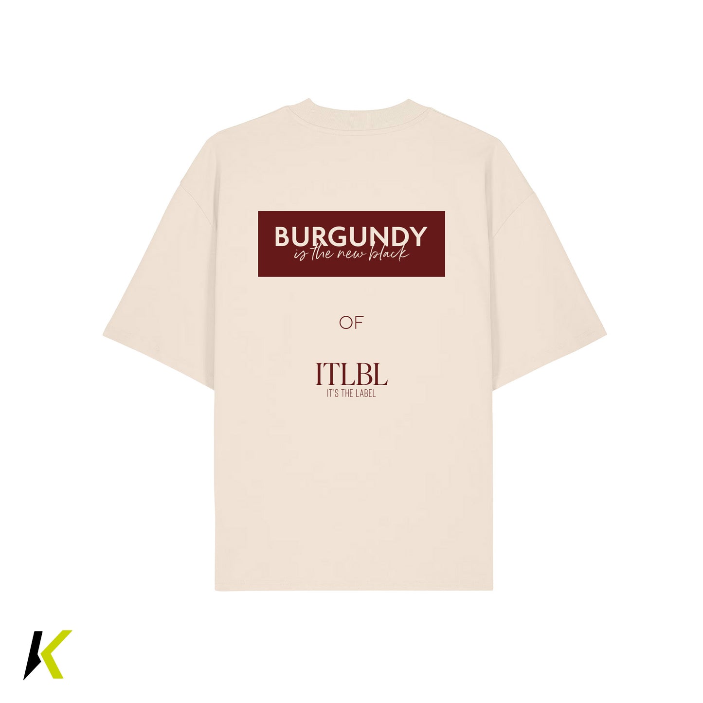 ITLBL Oversize-Shirt BURGUNDY