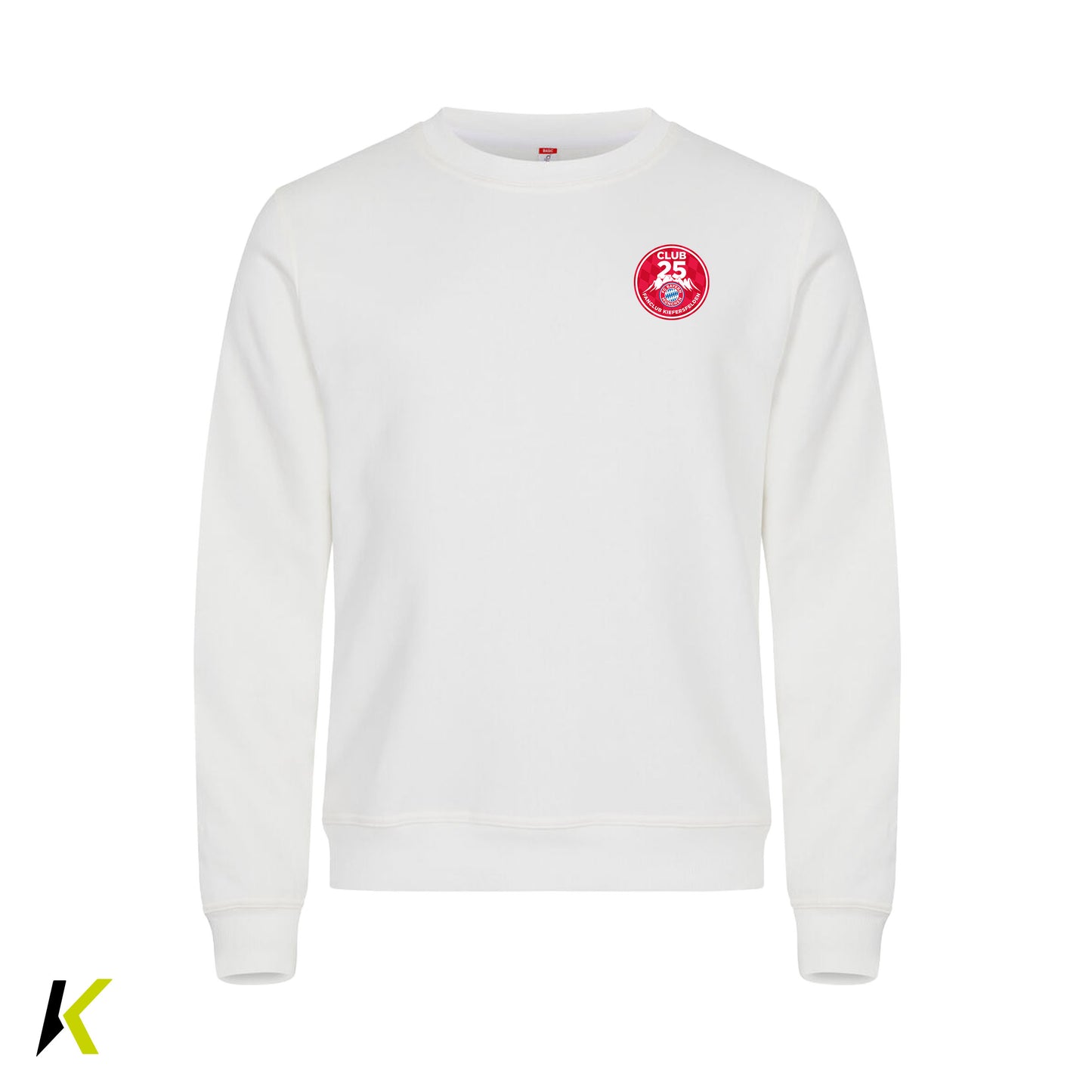 CLUB 25 CLIQUE Miami Roundneck Unisex Wappen Brust & Schriftzug Rücken