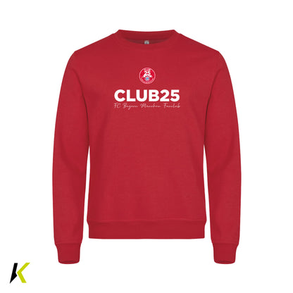 CLUB 25 CLIQUE Miami Roundneck Unisex Wappen & Schriftzug Brust