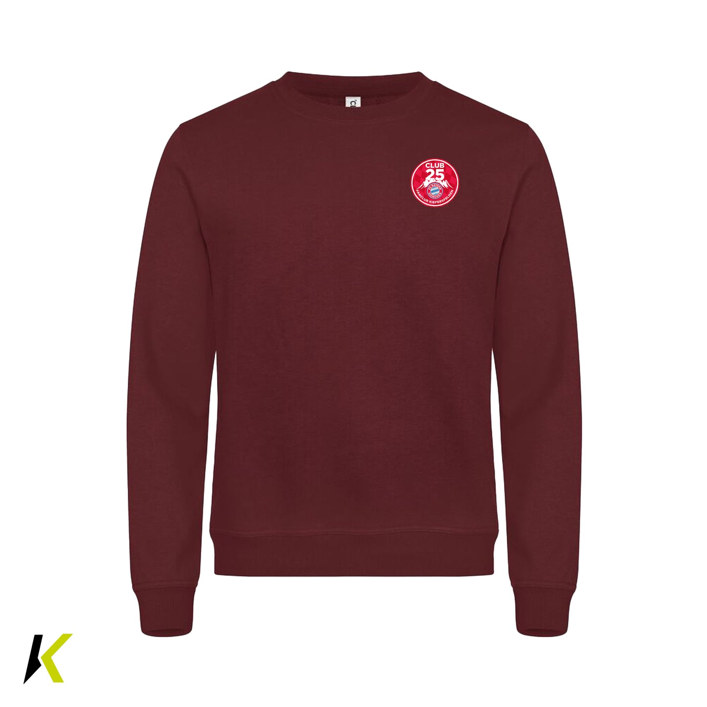 CLUB 25 CLIQUE Miami Roundneck Unisex Wappen Brust & Schriftzug Rücken