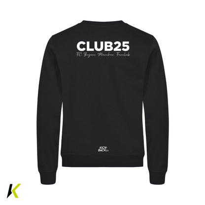 CLUB 25 CLIQUE Miami Roundneck Unisex Wappen Brust & Schriftzug Rücken