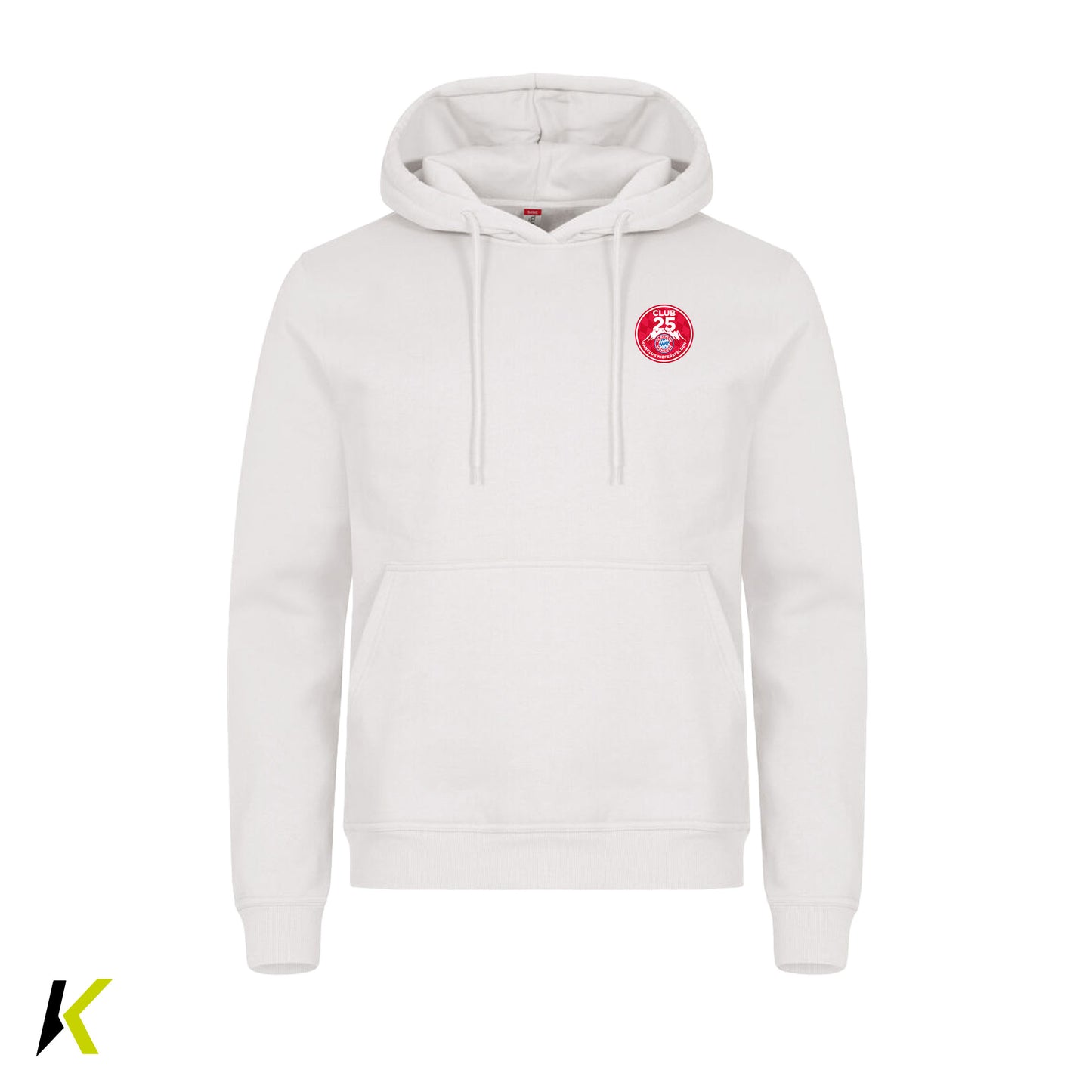 CLUB 25 CLIQUE Miami Hoodie Unisex Wappen Brust & Schriftzug Rücken