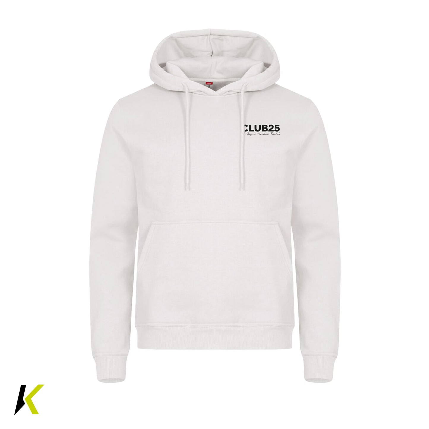CLUB 25 CLIQUE Miami Hoodie Unisex Schriftzug Brust & Wappen Rücken