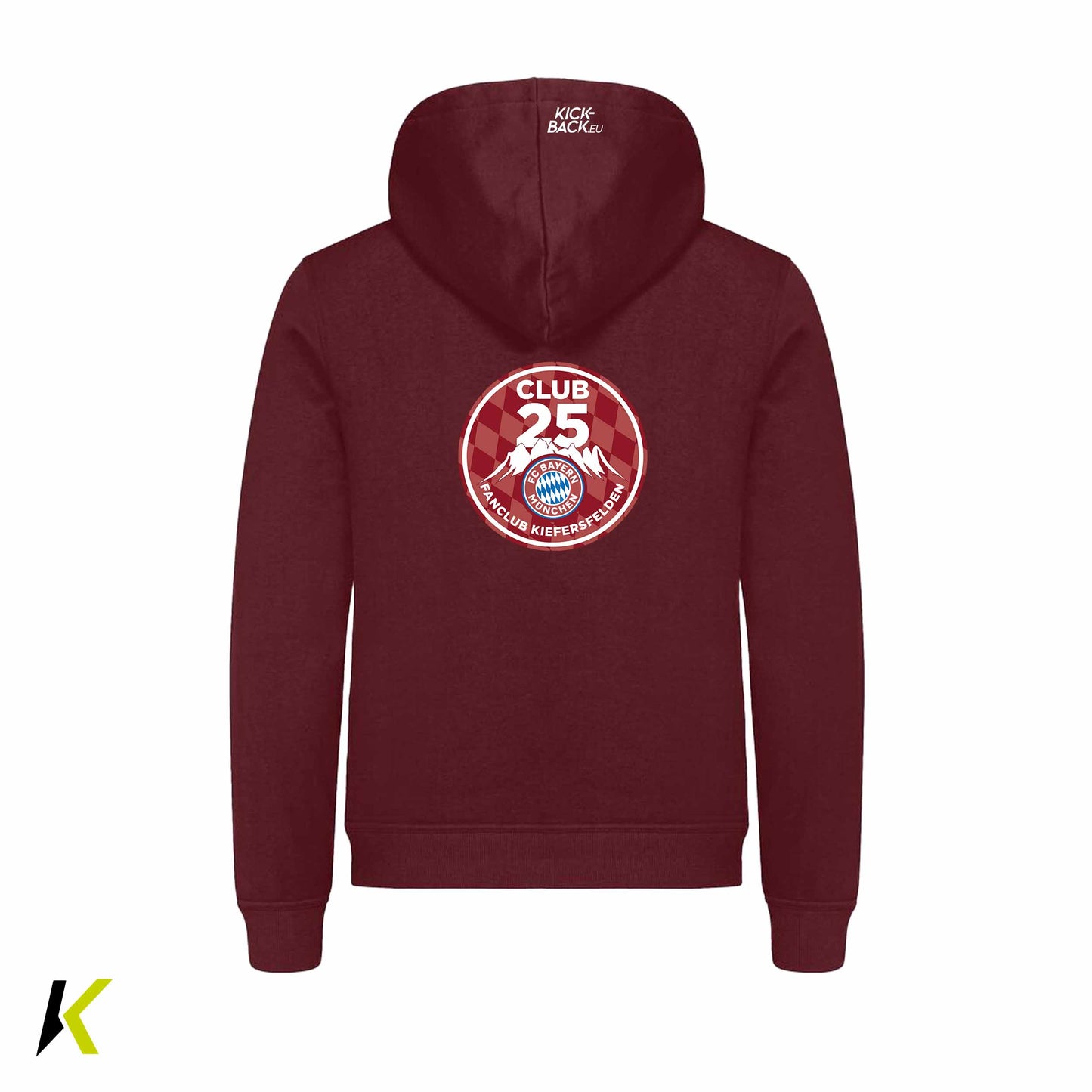 CLUB 25 CLIQUE Miami Hoodie Unisex Schriftzug Brust & Wappen Rücken