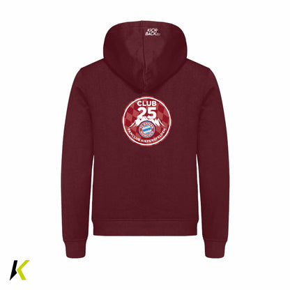 CLUB 25 CLIQUE Miami Hoodie Unisex Schriftzug Brust & Wappen Rücken
