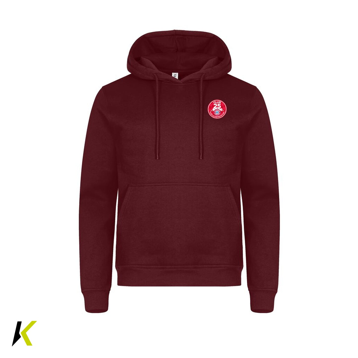 CLUB 25 CLIQUE Miami Hoodie Unisex Wappen Brust & Schriftzug Rücken