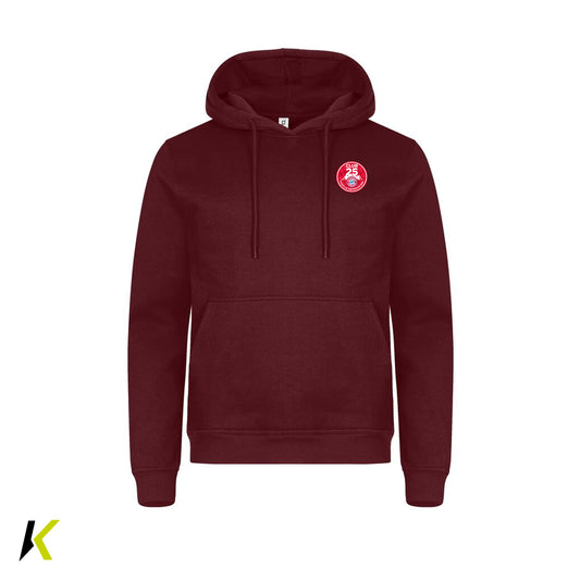 CLUB 25 CLIQUE Miami Hoodie Unisex Wappen Brust & Schriftzug Rücken