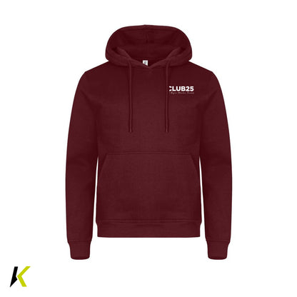 CLUB 25 CLIQUE Miami Hoodie Unisex Schriftzug Brust & Wappen Rücken