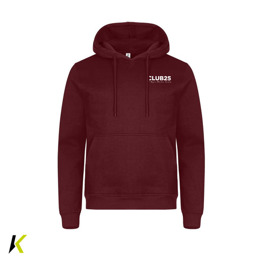 CLUB 25 CLIQUE Miami Hoodie Unisex Schriftzug Brust & Wappen Rücken