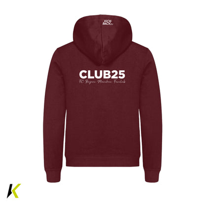 CLUB 25 CLIQUE Miami Hoodie Unisex Wappen Brust & Schriftzug Rücken
