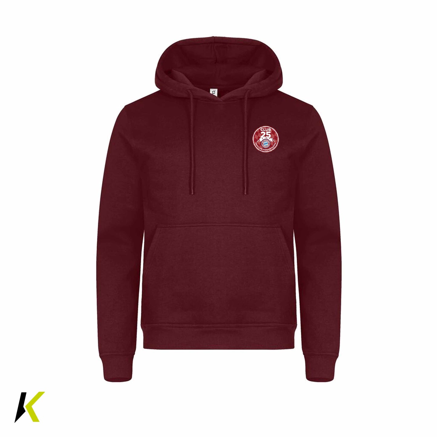 CLUB 25 CLIQUE Miami Hoodie Unisex Wappen Brust & Schriftzug Rücken