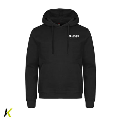 CLUB 25 CLIQUE Miami Hoodie Unisex Schriftzug Brust & Wappen Rücken