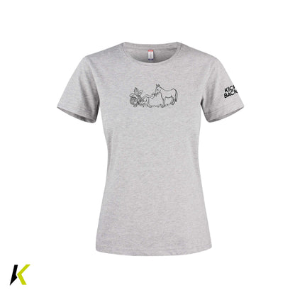 Duftbräu CLIQUE Premium Fashion-T Women "Esel Brust - Duftbräu Rücken"