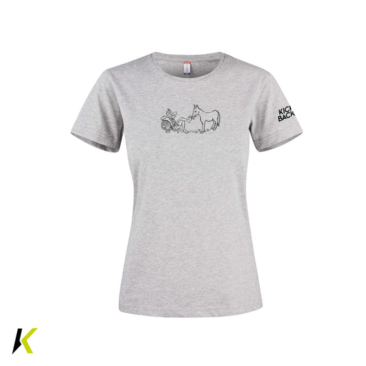 Duftbräu CLIQUE Premium Fashion-T Women "Esel Brust - Duftbräu Rücken"