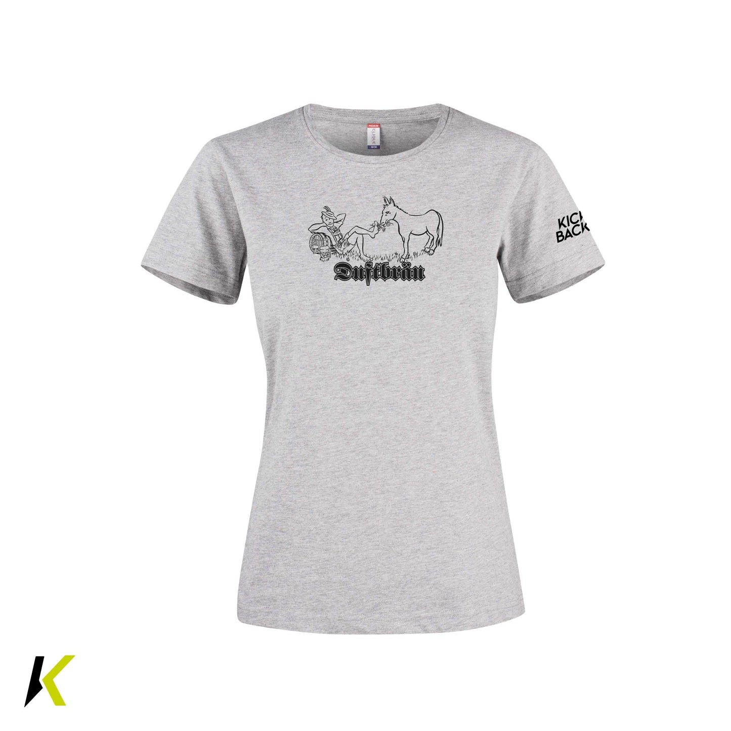 Duftbräu CLIQUE Premium Fashion-T Women "Komplettlogo Brust"