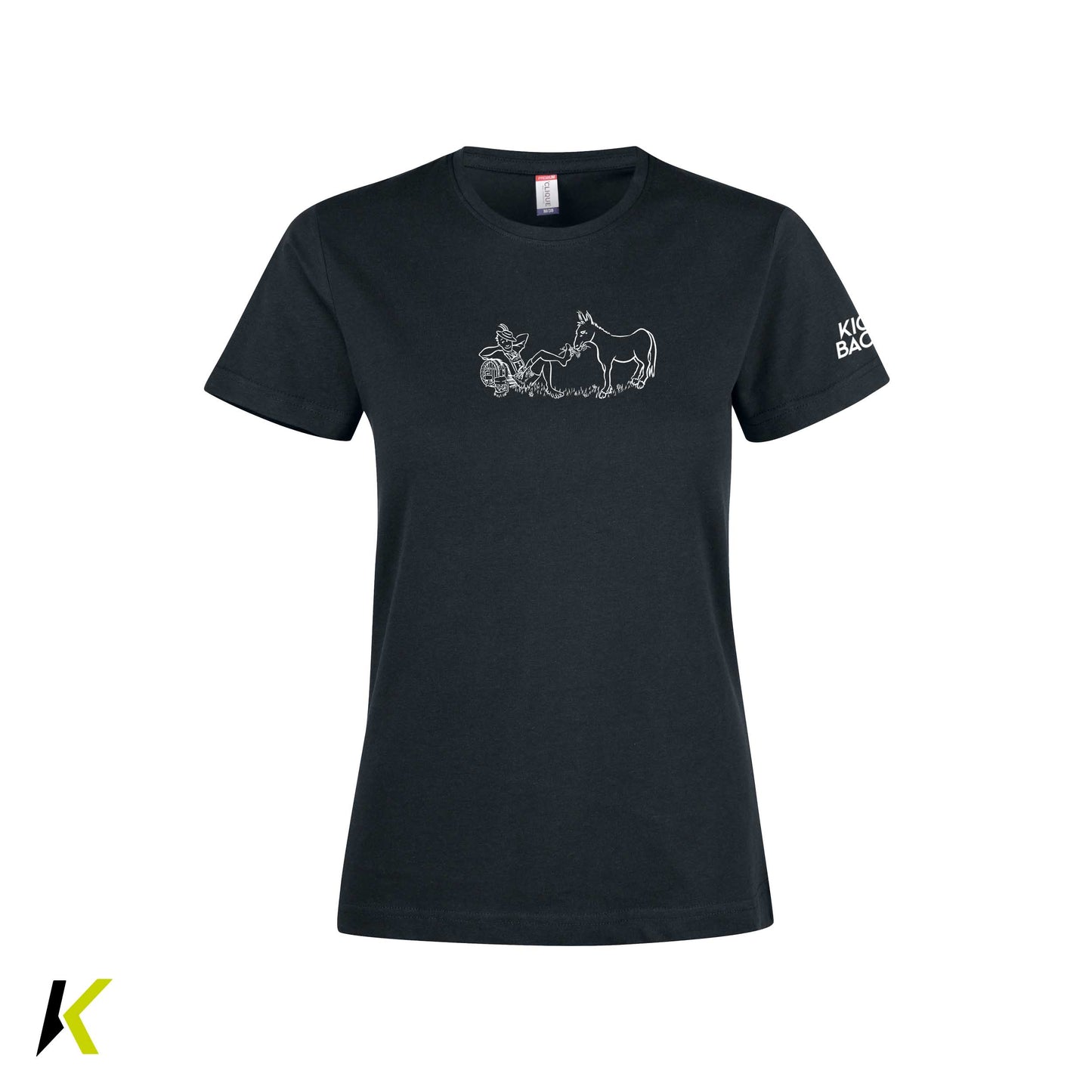 Duftbräu CLIQUE Premium Fashion-T Women "Esel Brust - Duftbräu Rücken"