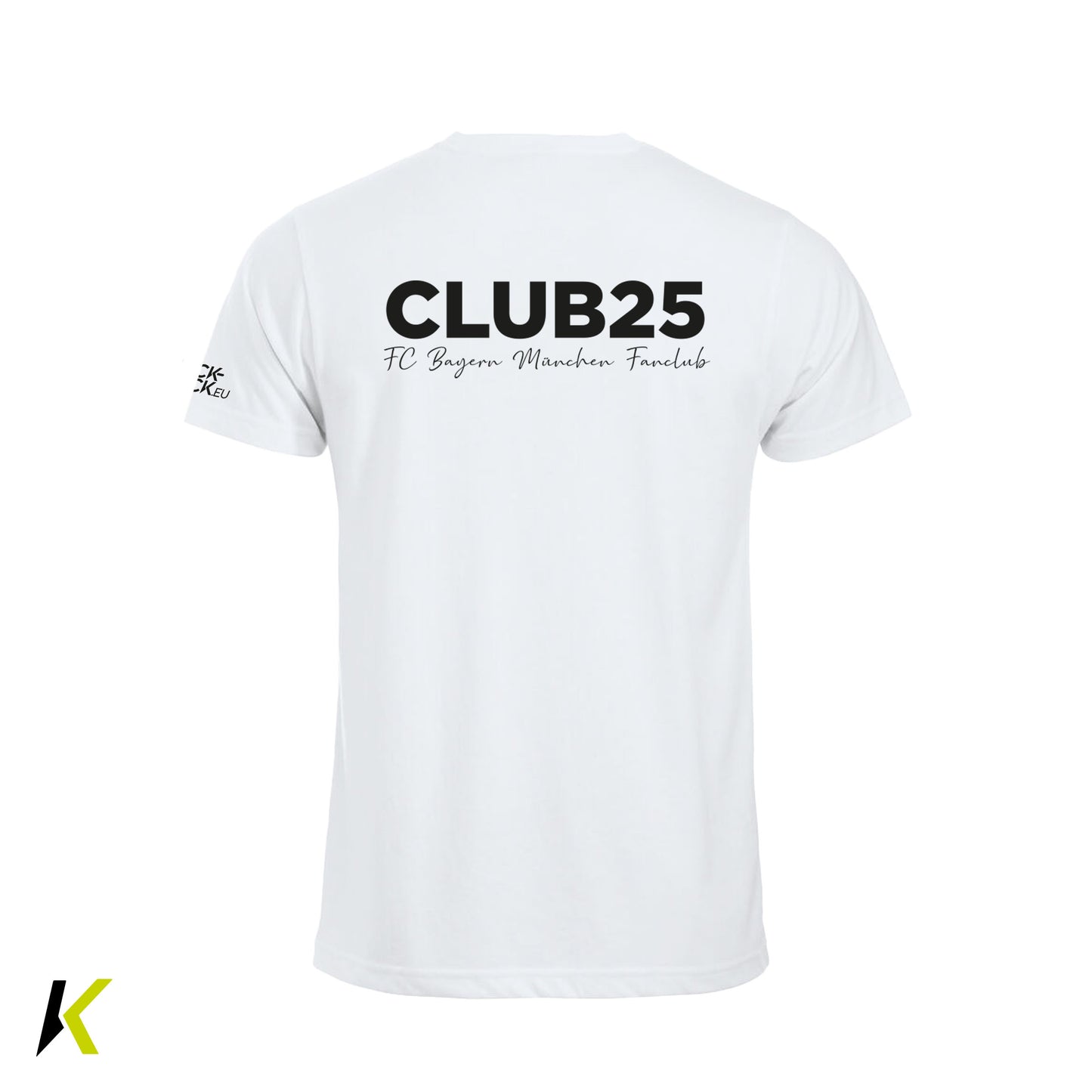 CLUB 25 CLIQUE New Classic-T JR Wappen Brust & Schriftzug Rücken