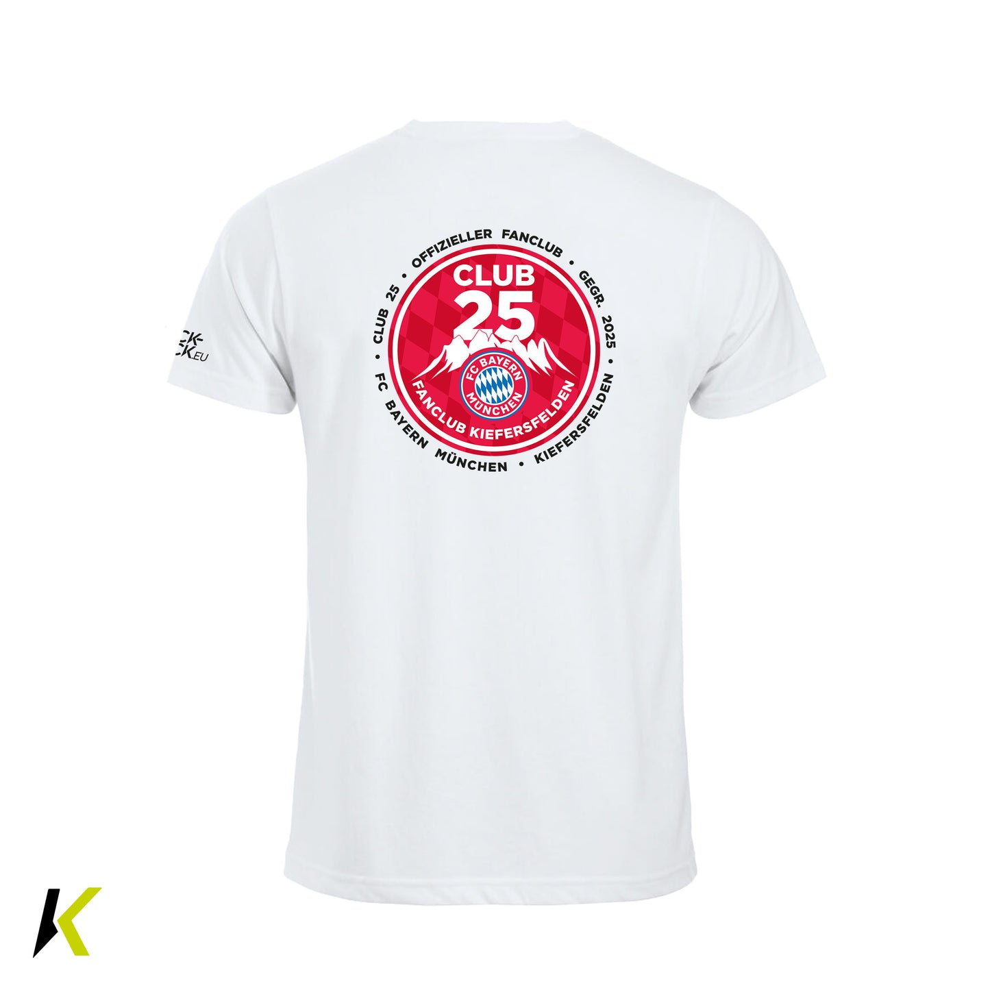 CLUB 25 CLIQUE New Classic-T M/Uni Schriftzug Brust & Wappen inkl. SZ Rücken