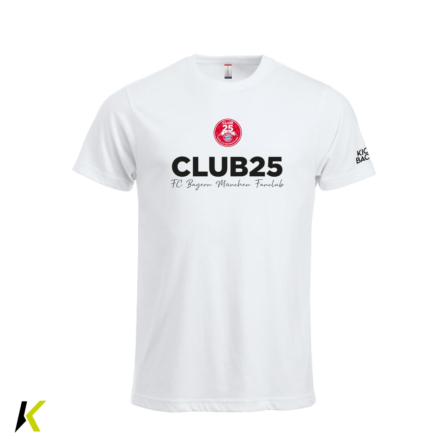 CLUB 25 CLIQUE New Classic-T JR Wappen & Schriftzug Brust