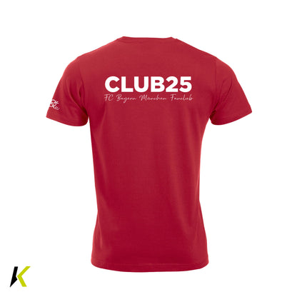 CLUB 25 CLIQUE New Classic-T M/Uni Wappen Brust & Schriftzug Rücken