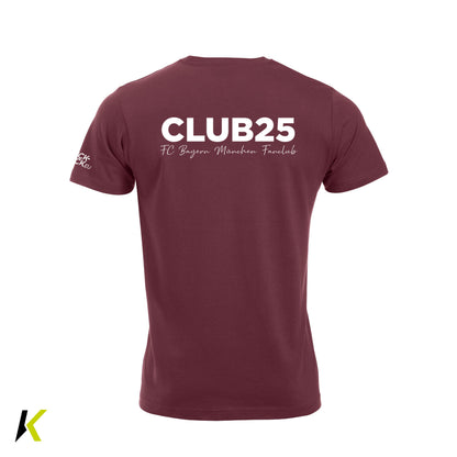CLUB 25 CLIQUE New Classic-T M/Uni Wappen Brust & Schriftzug Rücken