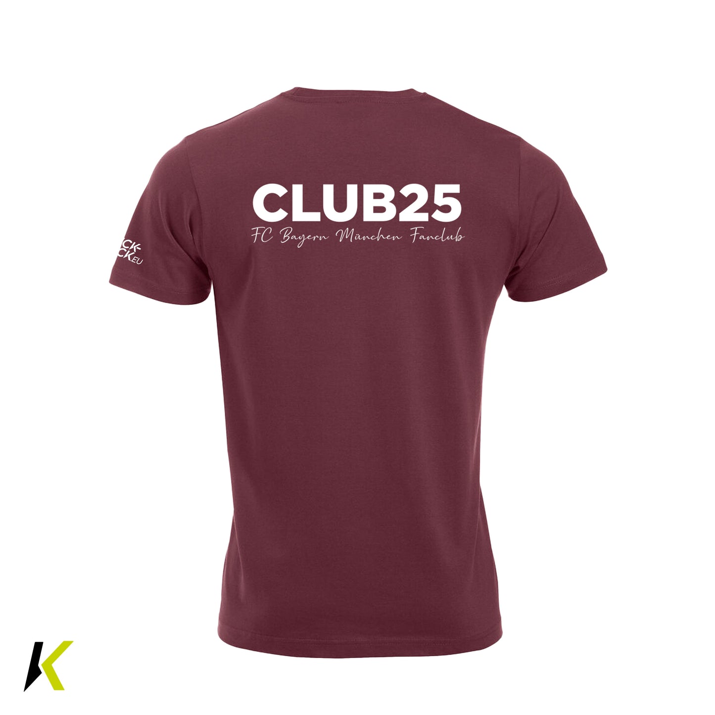 CLUB 25 CLIQUE New Classic-T JR Wappen ink. SZ Brust & SZ Rücken