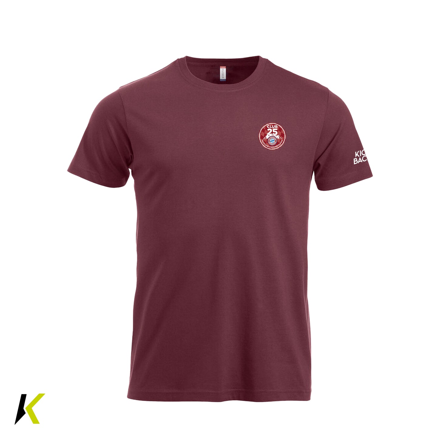 CLUB 25 CLIQUE New Classic-T M/Uni Wappen Brust & Schriftzug Rücken