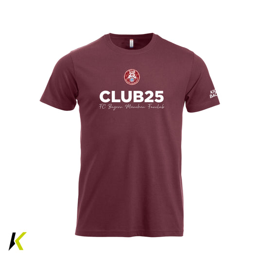 CLUB 25 CLIQUE New Classic-T JR Wappen & Schriftzug Brust