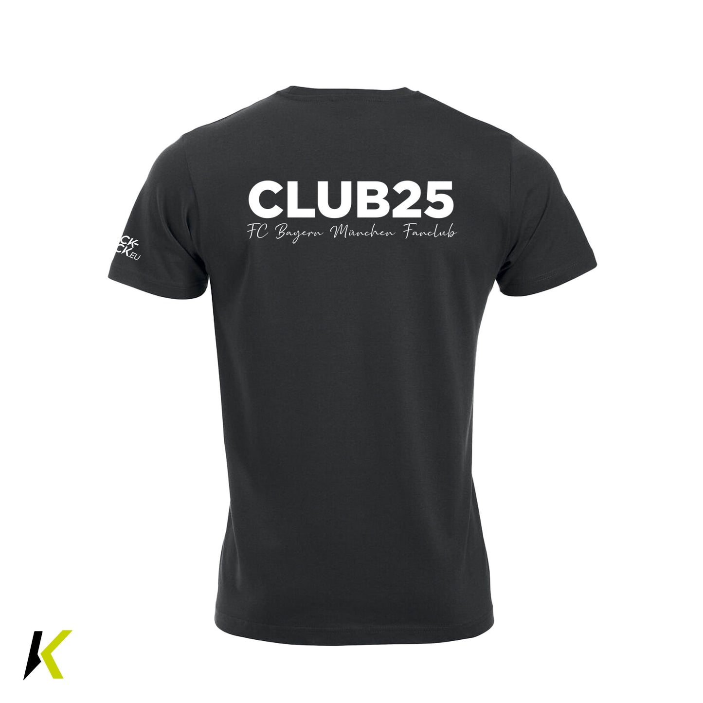 CLUB 25 CLIQUE New Classic-T JR Wappen ink. SZ Brust & SZ Rücken