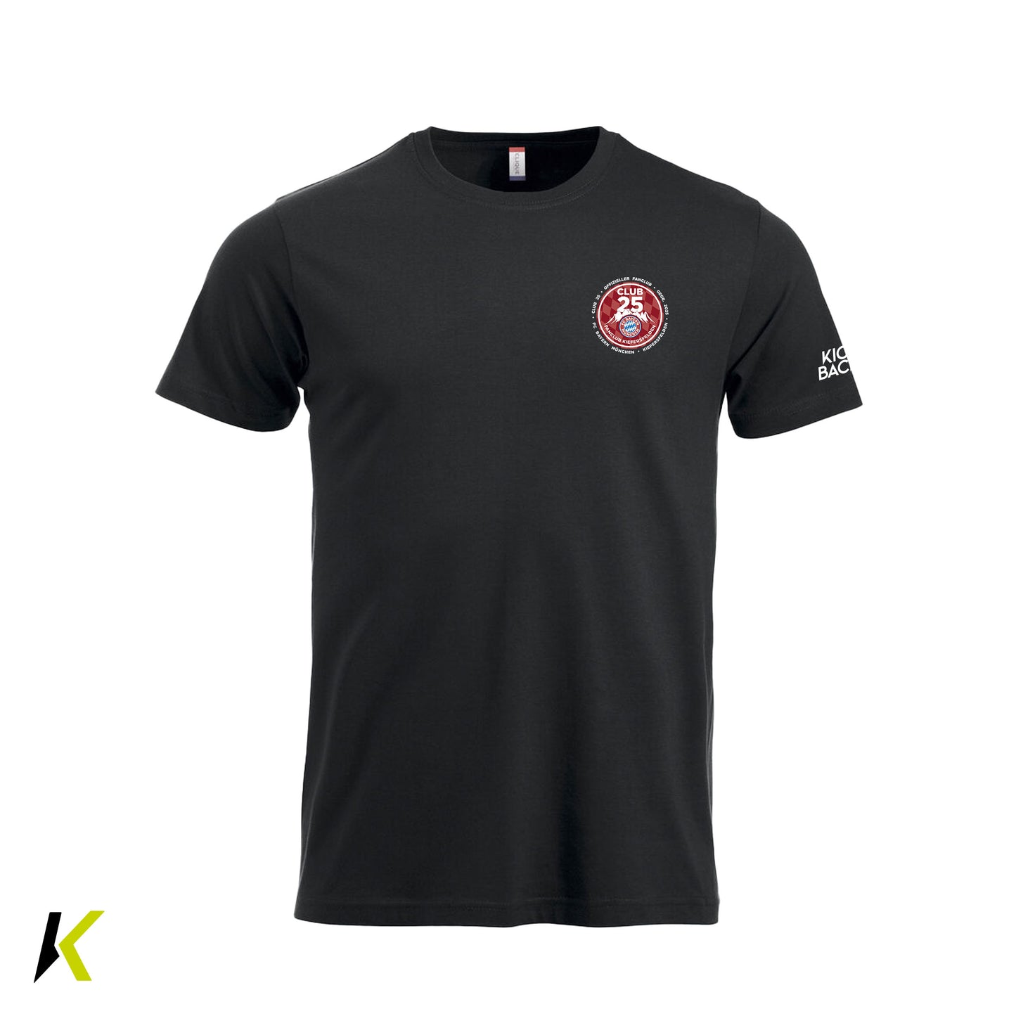 CLUB 25 CLIQUE New Classic-T JR Wappen ink. SZ Brust & SZ Rücken