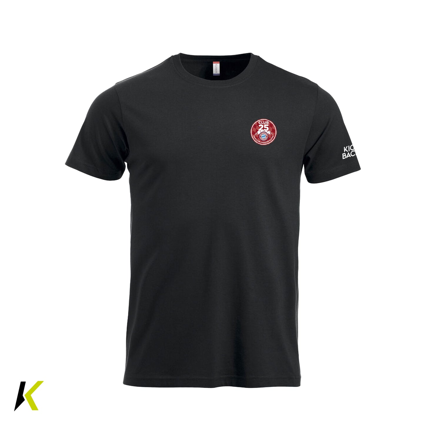 CLUB 25 CLIQUE New Classic-T M/Uni Wappen Brust & Schriftzug Rücken