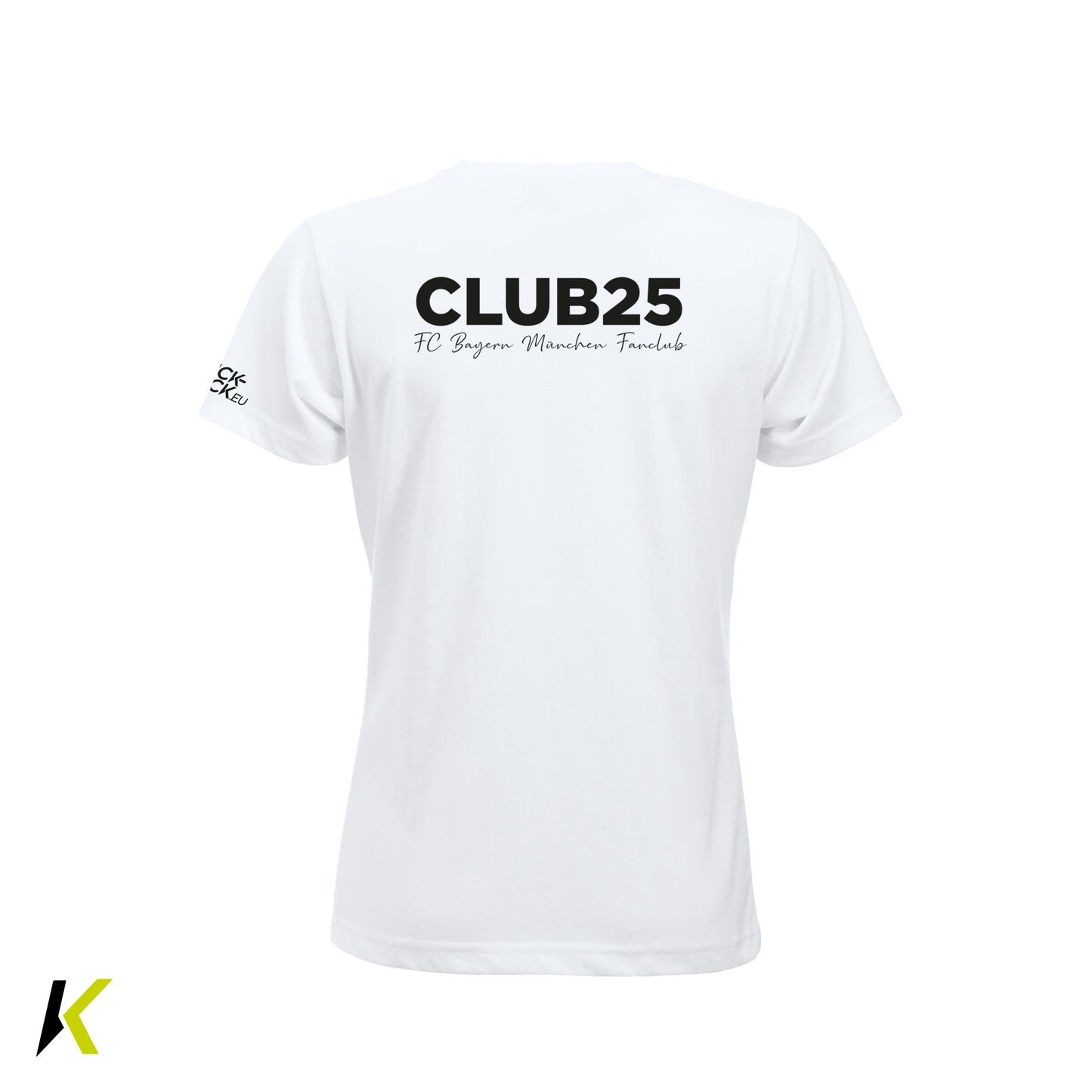 CLUB 25 CLIQUE New Classic-T W/Uni Wappen Brust & Schriftzug Rücken