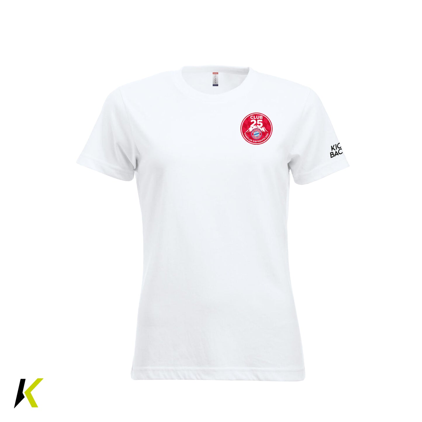 CLUB 25 CLIQUE New Classic-T W/Uni Wappen Brust & Schriftzug Rücken