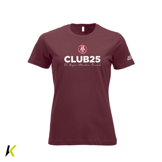 CLUB 25 CLIQUE New Classic-T W/Uni Wappen & Schriftzug Brust