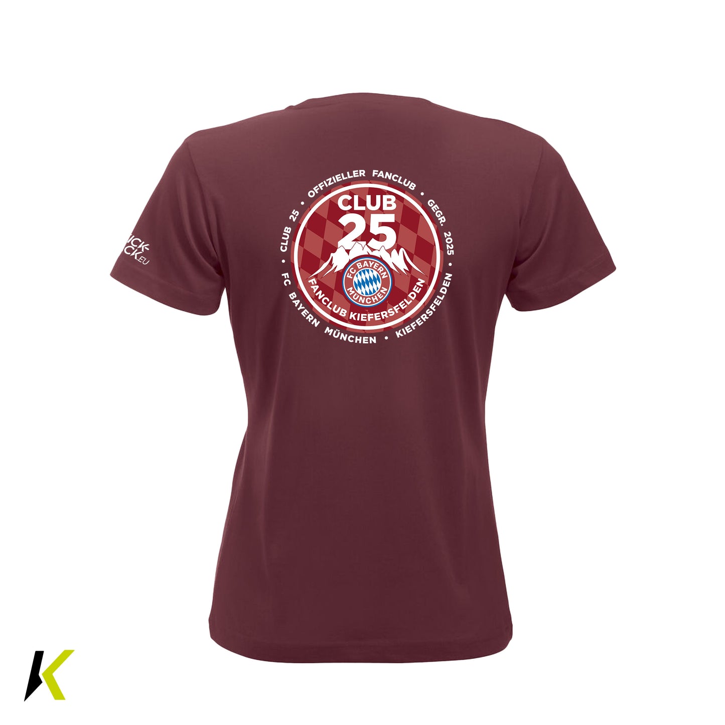 CLUB 25 CLIQUE New Classic-T W/Uni Schriftzug Brust & Wappen inkl. SZ Rücken