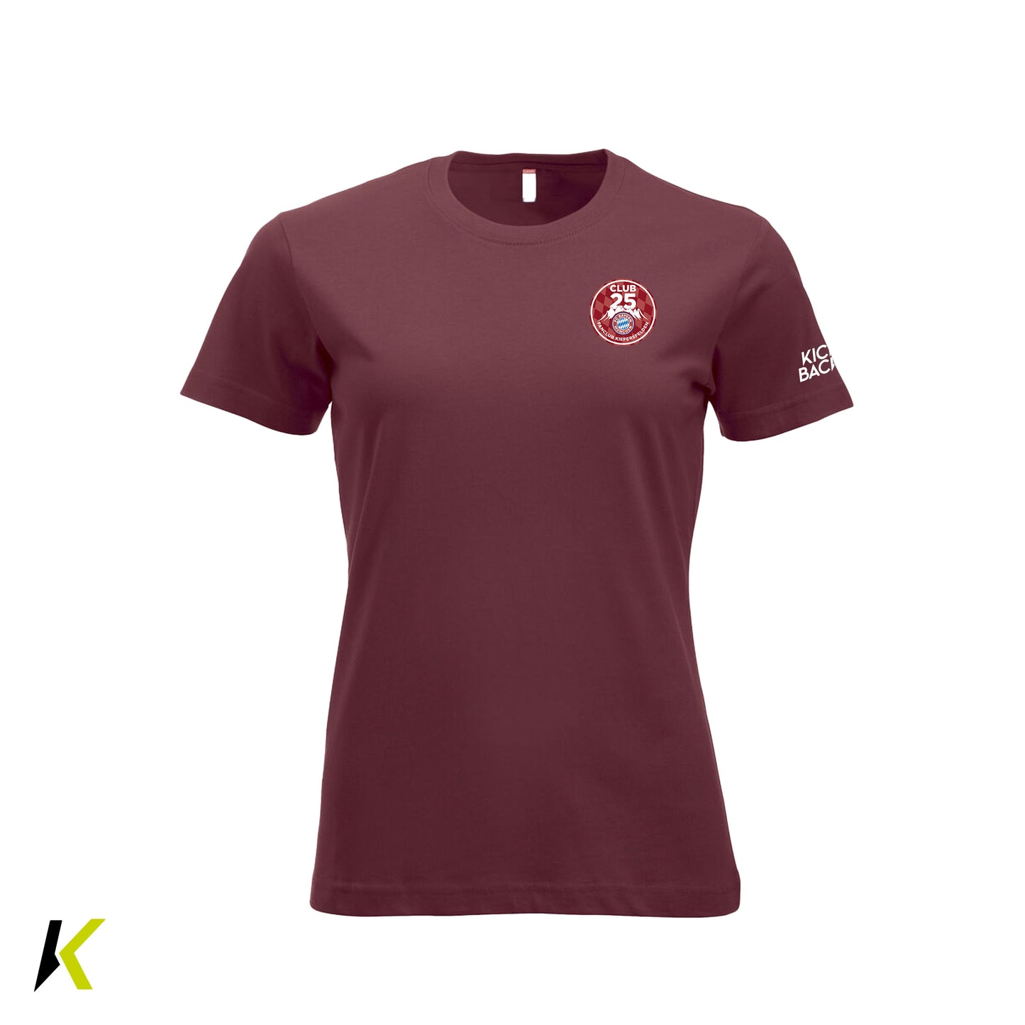 CLUB 25 CLIQUE New Classic-T W/Uni Wappen Brust & Schriftzug Rücken