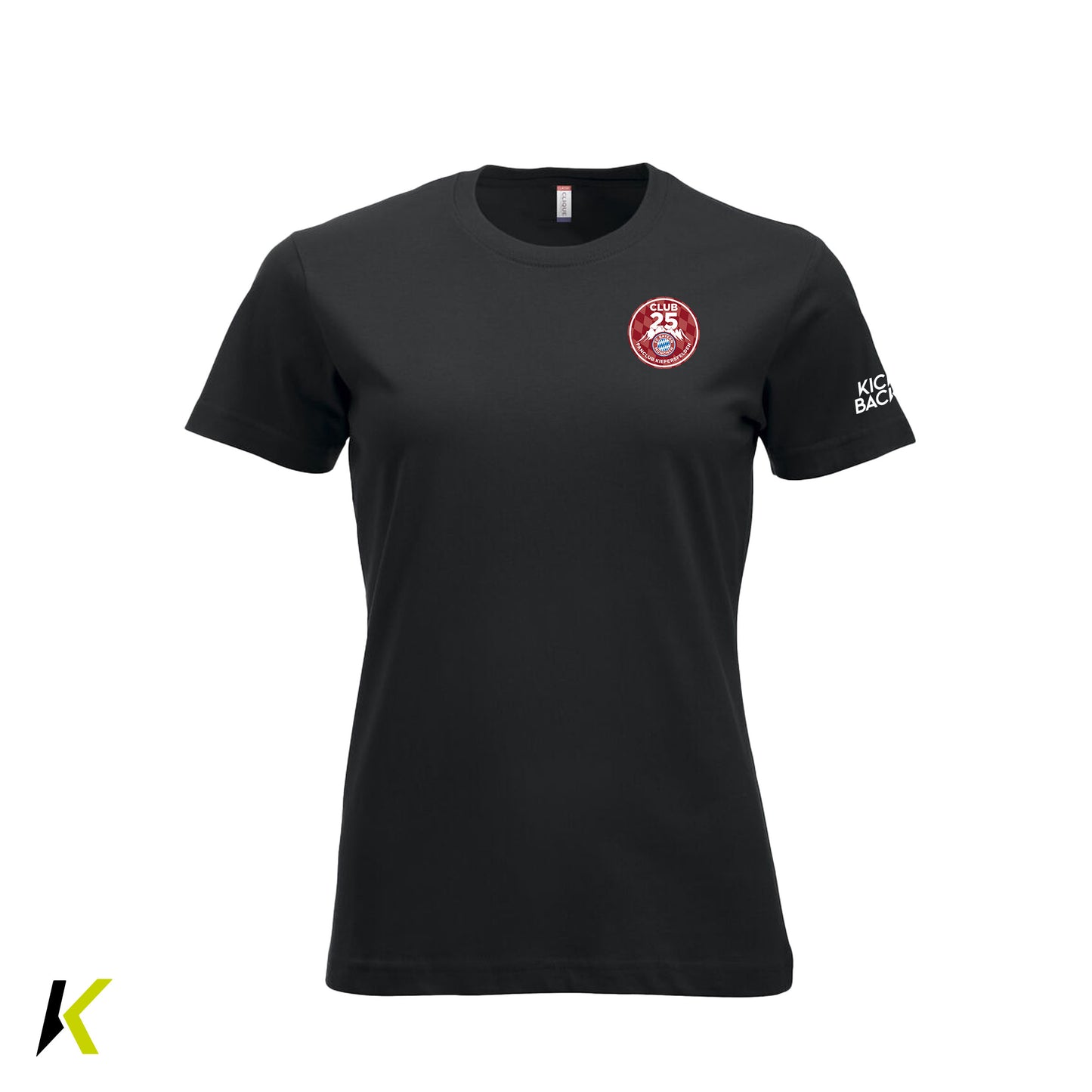 CLUB 25 CLIQUE New Classic-T W/Uni Wappen Brust & Schriftzug Rücken