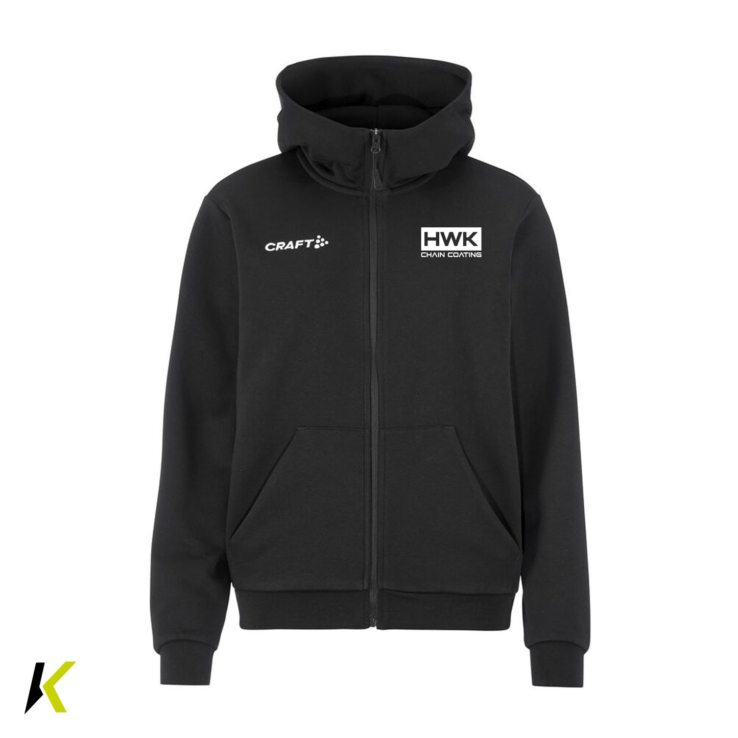 HWK Skiwax CRAFT® Community 2.0 Logo FZ Hoodie W